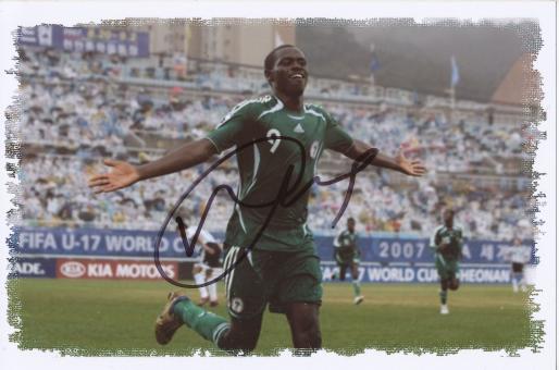Macauly Chrisantus  Nigeria  Fußball Autogramm  Foto original signiert 
