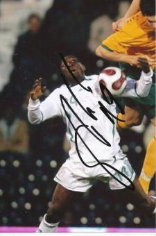 Manasseh Ishiaku  Nigeria  Fußball Autogramm  Foto original signiert 