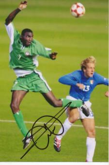 Victor Agali  Nigeria  Fußball Autogramm  Foto original signiert 