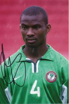 Pascal Ojigwe  Nigeria  Fußball Autogramm  Foto original signiert 