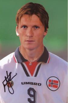 Frode Johnson  Norwegen  Fußball Autogramm  Foto original signiert 