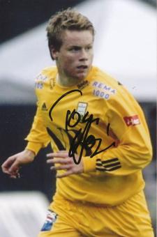Tom Högli  Norwegen  Fußball Autogramm  Foto original signiert 