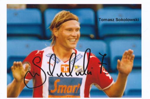 Tomasz Sokolowski  Norwegen  Fußball Autogramm  Foto original signiert 