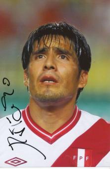 Edwin Retamoso  Peru  Fußball Autogramm  Foto original signiert 