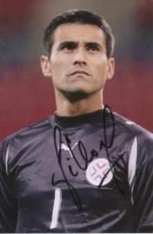 Justo Villar  Paraguay  Fußball Autogramm  Foto original signiert 