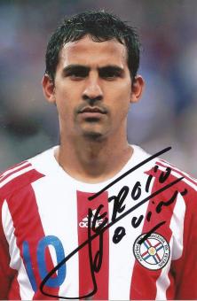 Sergio Aquino  Paraguay  Fußball Autogramm  Foto original signiert 