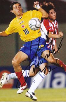Jose Montiel  Paraguay  Fußball Autogramm  Foto original signiert 