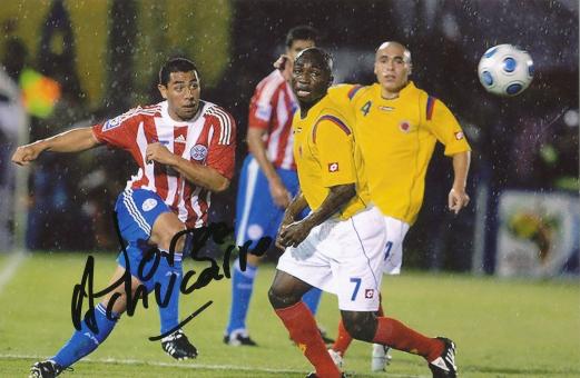 Ignacio Achucarro   Paraguay  Fußball Autogramm  Foto original signiert 