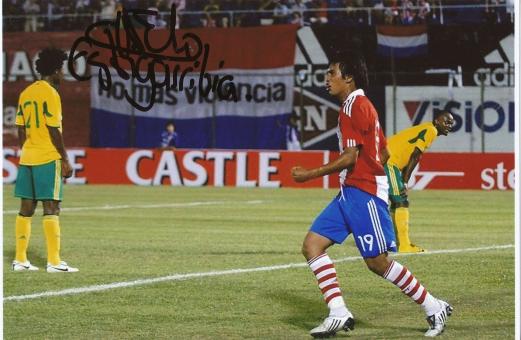 Estigarribia   Paraguay  Fußball Autogramm  Foto original signiert 