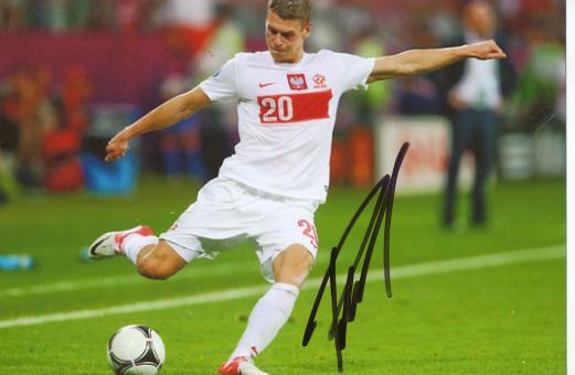 Lukasz Piszczek  Polen  Fußball Autogramm  Foto original signiert 