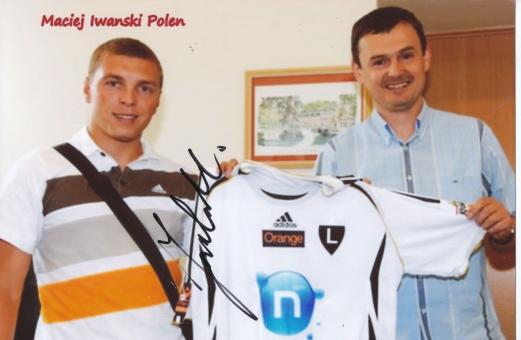 Maciej Iwanski  Polen  Fußball Autogramm  Foto original signiert 