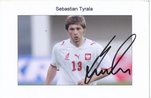 Sebastian Tyrala  Polen  Fußball Autogramm  Foto original signiert 