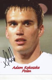 Adam Kokoszka  Polen  Fußball Autogramm  Foto original signiert 