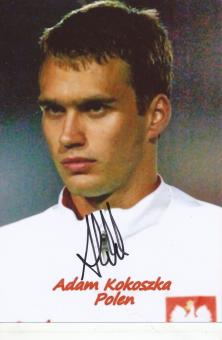 Adam Kokoszka  Polen  Fußball Autogramm  Foto original signiert 