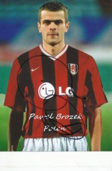 Pavel Brozek  Polen  Fußball Autogramm  Foto original signiert 