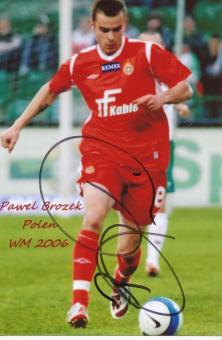Pavel Brozek  Polen  Fußball Autogramm  Foto original signiert 
