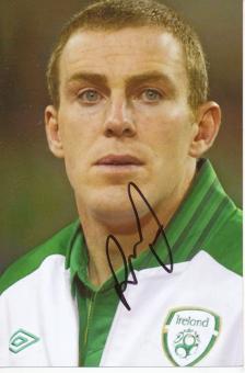 Richard Dunne  Irland  Fußball Autogramm  Foto original signiert 