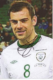 Darron Gibson  Irland  Fußball Autogramm  Foto original signiert 