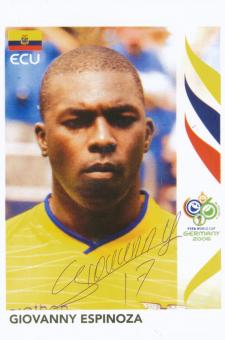 Giovanny Espinoza  Ecuador  Fußball Autogramm  Foto original signiert 
