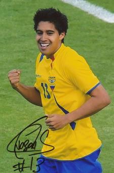 Christian Noboa  Ecuador  Fußball Autogramm  Foto original signiert 