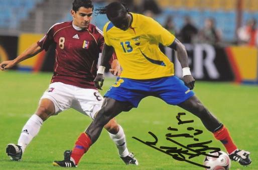 Arturo Mina   Ecuador  Fußball Autogramm  Foto original signiert 