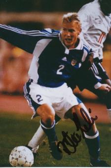 Mika Helin  Finnland  Fußball Autogramm  Foto original signiert 