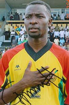 Gotfried Aduobe  Ghana  Fußball Autogramm  Foto original signiert 