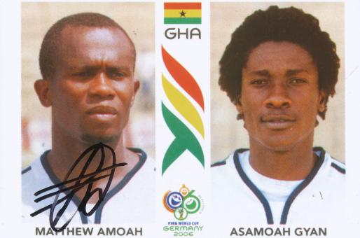 Matthew Amoah  Ghana  Fußball Autogramm  Foto original signiert 