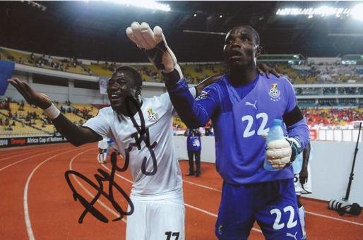 Rahim Ayew  Ghana  Fußball Autogramm  Foto original signiert 