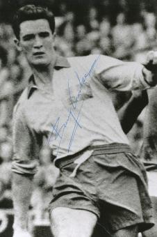 Bengt Gustavsson † 2017  Schweden WM 1958 Fußball Autogramm  Foto original signiert 