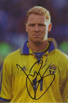 Stefan Petterson  Schweden Fußball Autogramm  Foto original signiert 