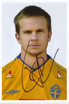 Tobias Linderoth  Schweden Fußball Autogramm  Foto original signiert 