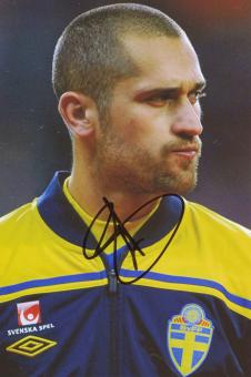Emir Bajrami  Schweden Fußball Autogramm  Foto original signiert 