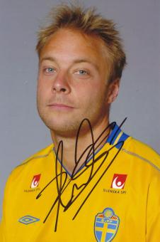Anders Andersson  Schweden Fußball Autogramm  Foto original signiert 