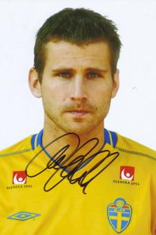 Andreas Jakobsson  Schweden Fußball Autogramm  Foto original signiert 