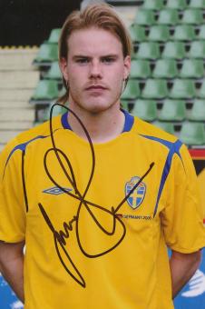 Frederik Stenman  Schweden Fußball Autogramm  Foto original signiert 
