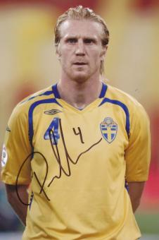 Petter Hansson  Schweden Fußball Autogramm  Foto original signiert 