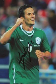Zlatan Ljuijankic  Slowenien Fußball Autogramm  Foto original signiert 