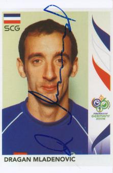 Dragan Mladenovic  Serbien  Fußball Autogramm  Foto original signiert 