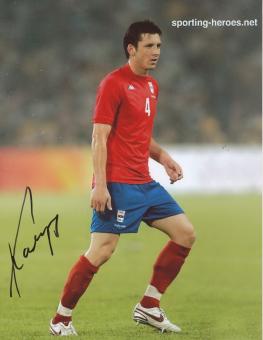 Gojko Kacar  Serbien  Fußball Autogramm  Foto original signiert 