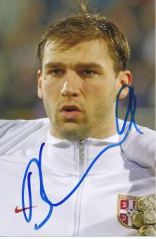 Branislav Ivanovic  Serbien  Fußball Autogramm  Foto original signiert 