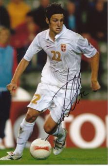 Zdravko Kuzmanovic  Serbien  Fußball Autogramm  Foto original signiert 