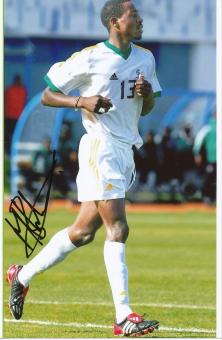 Benson Mhlongo  Südafrika  Fußball Autogramm  Foto original signiert 