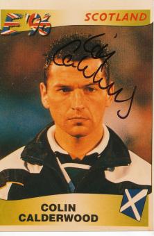Colin Calderwood  Schottland  Fußball Autogramm  Foto original signiert 
