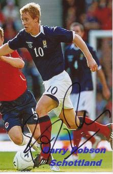 Barry Robson  Schottland  Fußball Autogramm  Foto original signiert 
