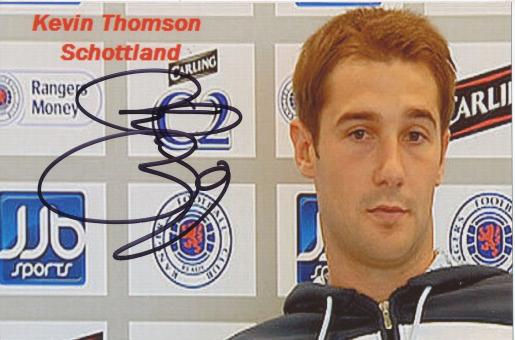 Kevin Thomson   Schottland  Fußball Autogramm  Foto original signiert 