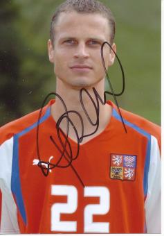 David Rozehnal  Tschechien  Fußball Autogramm  Foto original signiert 