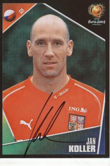 Jan Koller  Tschechien  Fußball Autogramm  Foto original signiert 