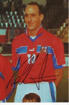 Jan Koller  Tschechien  Fußball Autogramm  Foto original signiert 