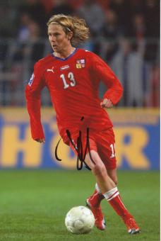 Jaroslav Plasil  Tschechien  Fußball Autogramm  Foto original signiert 